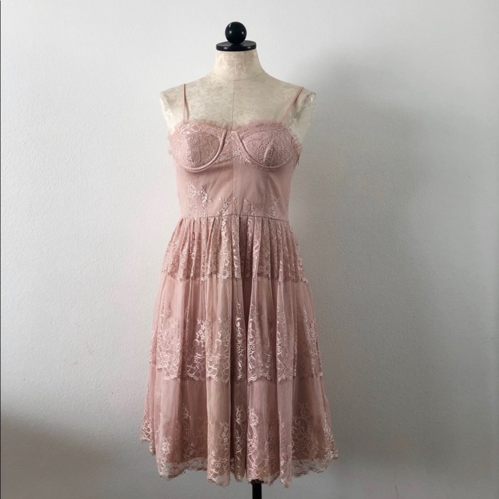 Forever 21 lace vintage bustier inspired dress